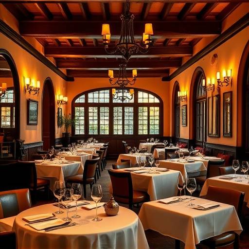 Vista del interior del restaurante El Rinc&radic;&ge;n Ib&radic;&copy;rico, mostrando un ambiente c&radic;&deg;lido y acogedor con mesas elegantemente preparadas.